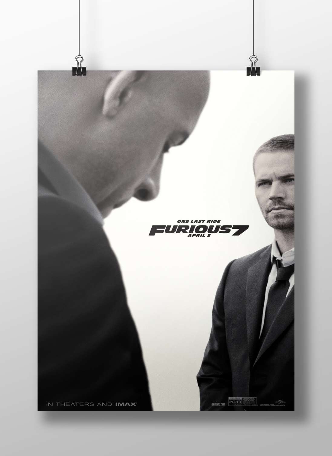 Furious 7 (Fast & Furious franchise) Main Subject: Furious 7 (Fast & Furious franchise) Matte BoizzBoard rigid print —