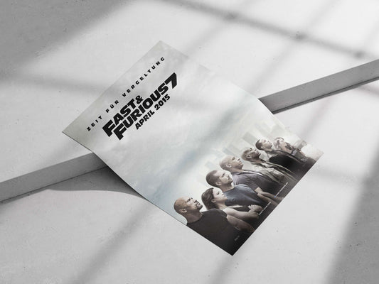 Fast & Furious 7 (movie, part of the Fast & Furious franchise) Main Subject: Fast & Furious 7 (movie, part of the Fast &