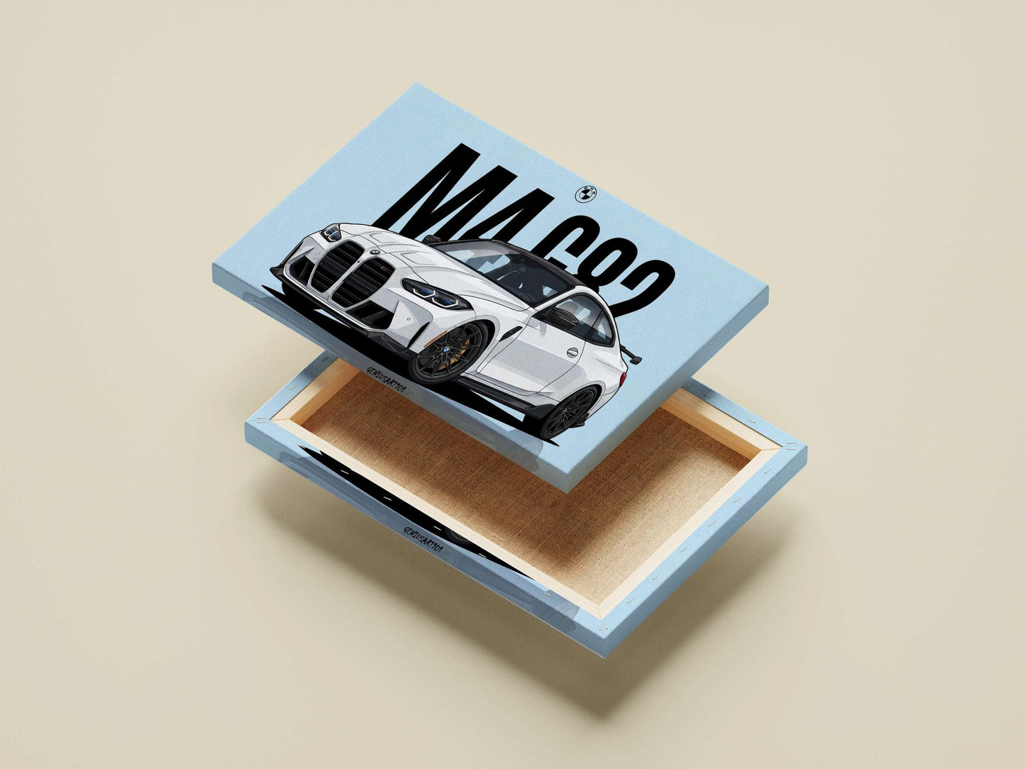 BMW M5 Main Subject: BMW M5 Canvas wall art — Cars wall art India | PosterBoizz
