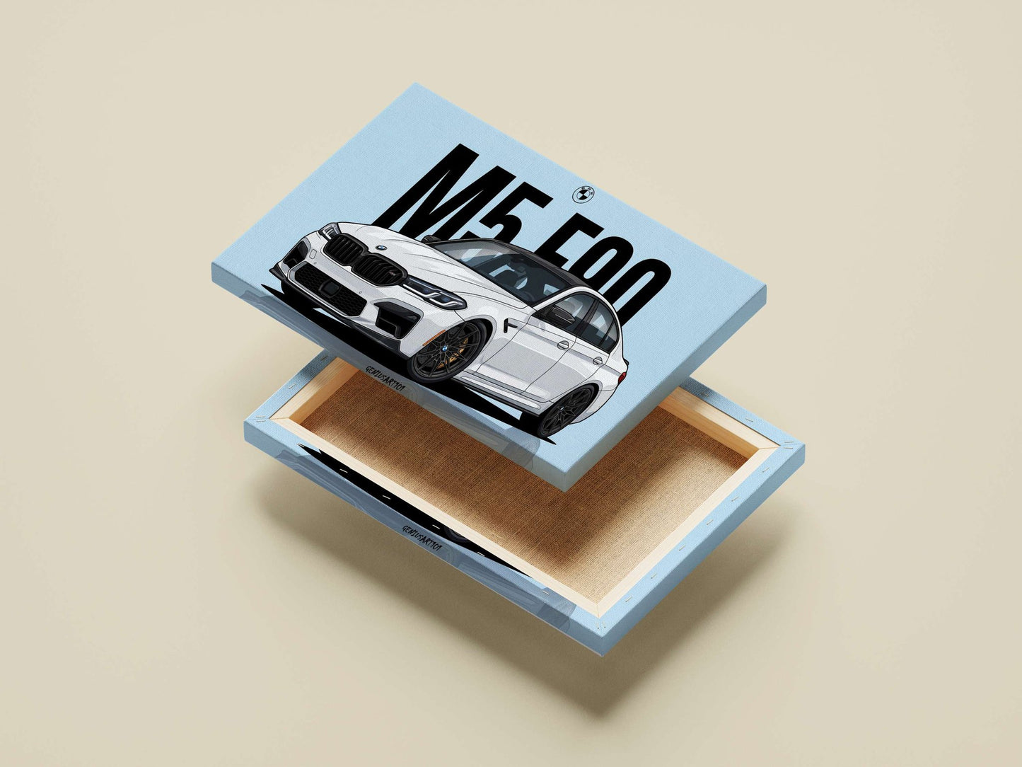 BMW M5 Main Subject: BMW M5 Canvas wall art — Cars wall art India | PosterBoizz
