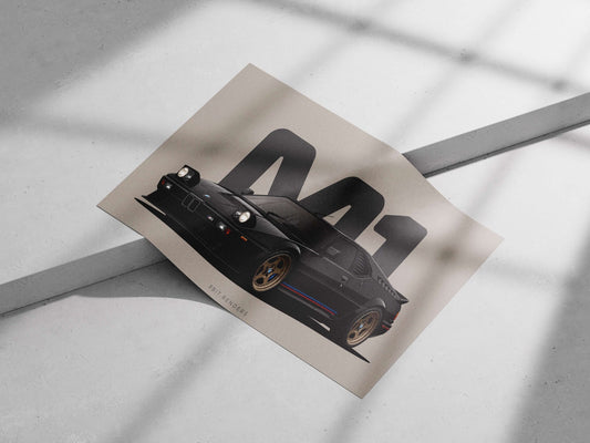BMW M3 Main Subject: BMW M3 Matte poster print — Cars wall art India | PosterBoizz