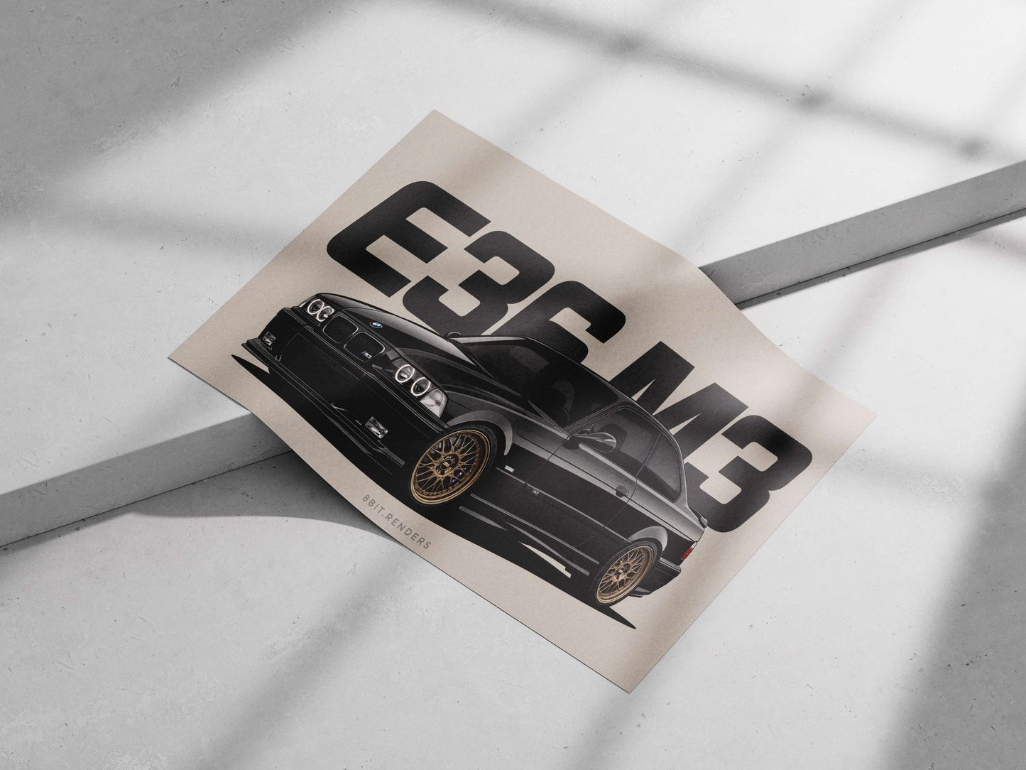 BMW M635CSi Main Subject: BMW M635CSi Matte poster print — Cars wall art India | PosterBoizz