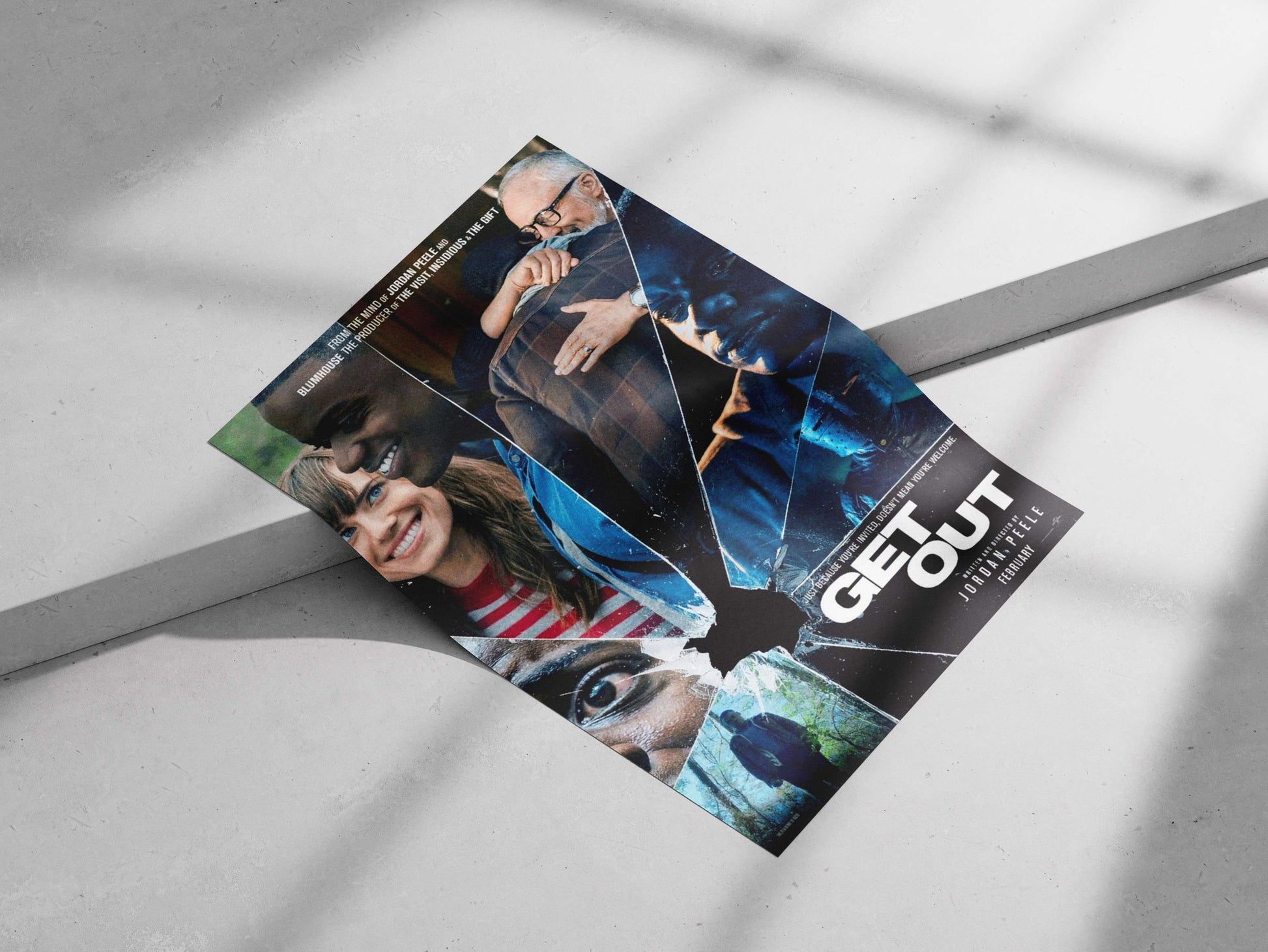 Get Out (film directed by Jordan Peele) Main Subject: Get Out (film directed by Jordan Peele) Matte poster print — Bollywood