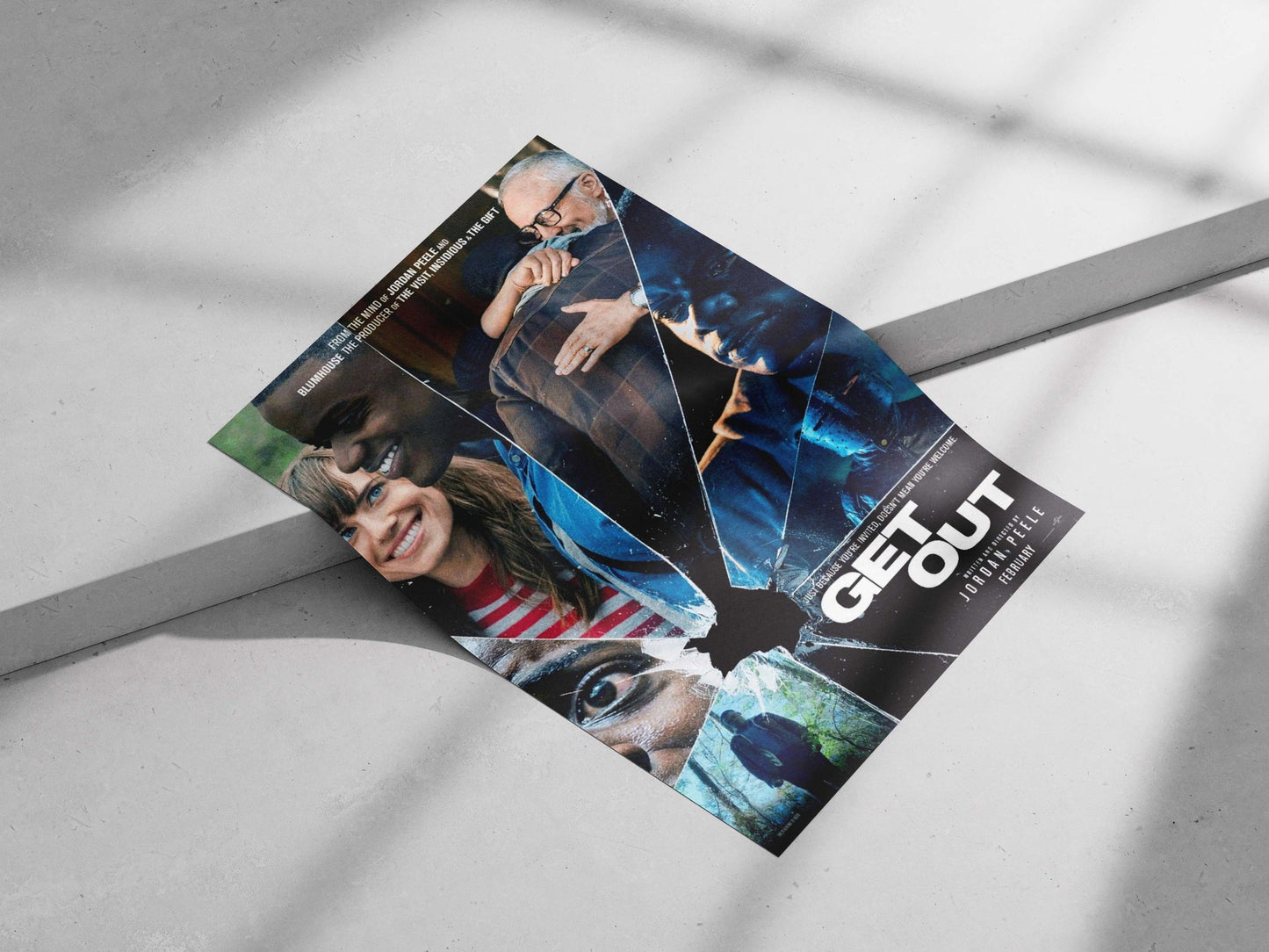 Get Out (film directed by Jordan Peele) Main Subject: Get Out (film directed by Jordan Peele) Matte poster print — Bollywood