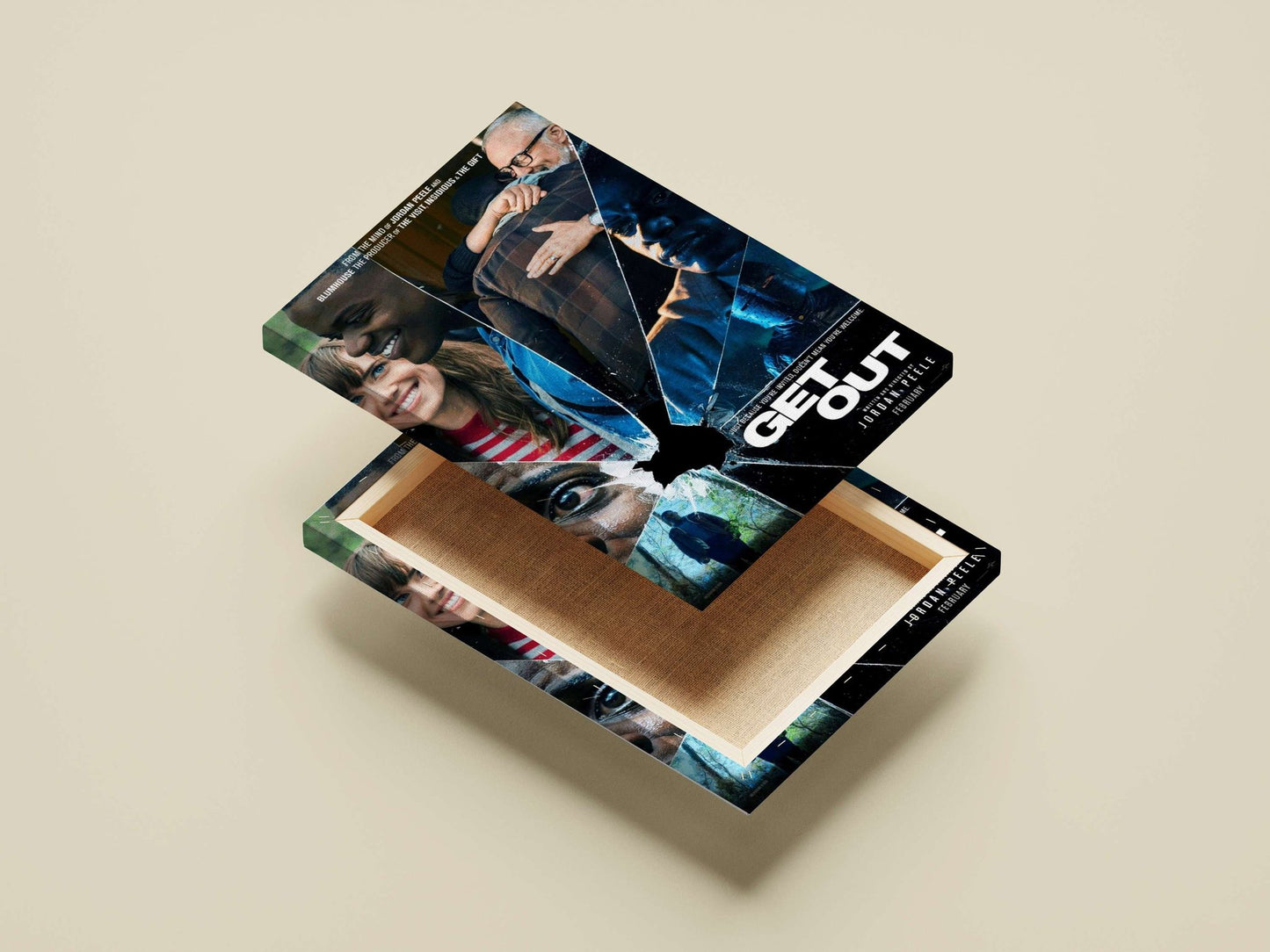 Get Out (film directed by Jordan Peele) Main Subject: Get Out (film directed by Jordan Peele) Canvas wall art — Bollywood