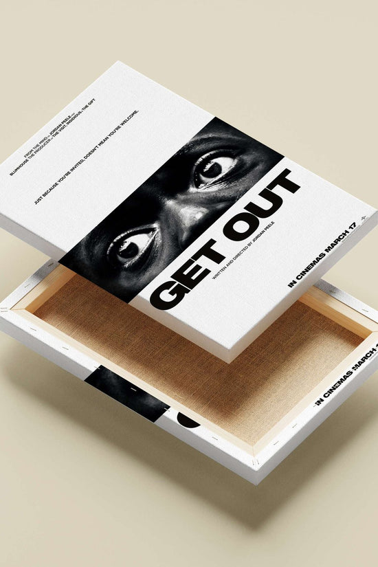 Get Out (film) by Jordan Peele Main Subject: Get Out (film) by Jordan Peele Canvas wall art — Bollywood wall art India |