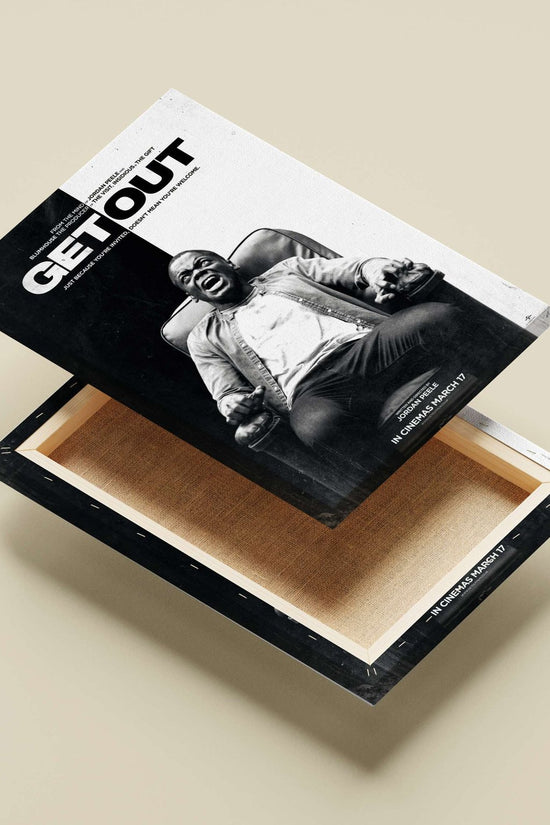 Get Out (film by Jordan Peele) Main Subject: Get Out (film by Jordan Peele) Canvas wall art — Bollywood wall art India |