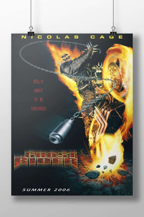 Ghost Rider (Marvel Comics franchise) Main Subject: Ghost Rider (Marvel Comics franchise) Matte BoizzBoard rigid print —