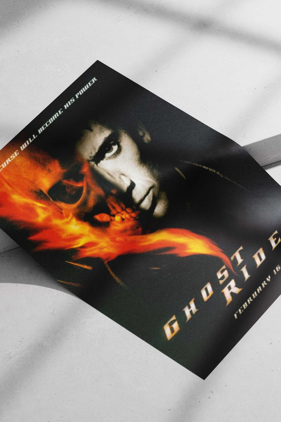 Ghost Rider (Marvel franchise character) Main Subject: Ghost Rider (Marvel franchise character) Matte poster print —