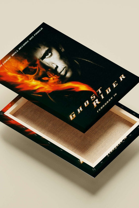 Ghost Rider (Marvel franchise character) Main Subject: Ghost Rider (Marvel franchise character) Canvas wall art — Superhero