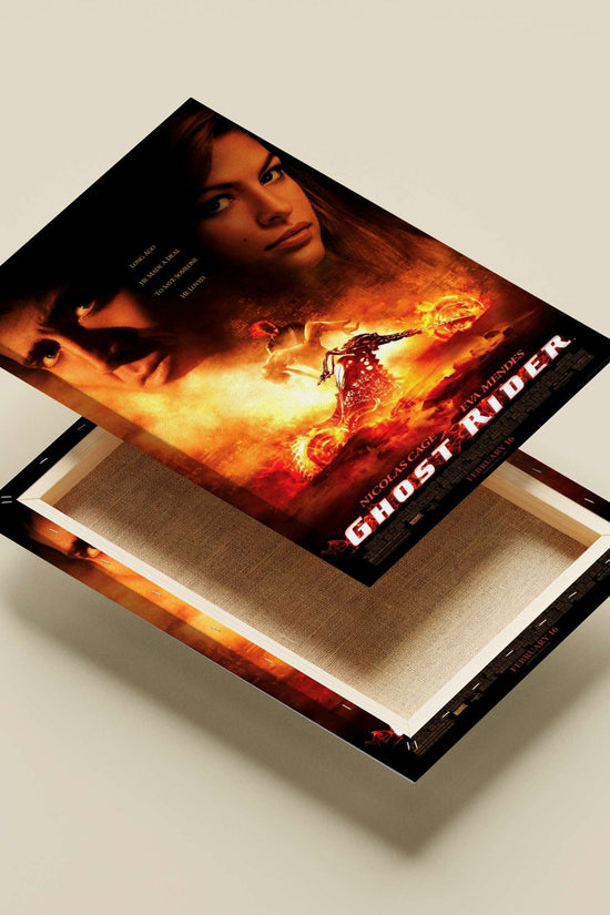 Ghost Rider (Marvel franchise film) starring Nicolas Cage and Eva Mendes Main Subject: Ghost Rider (Marvel franchise film)