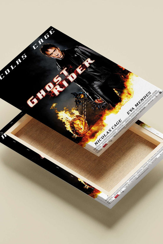 Marvel's Ghost Rider franchise (2007 film) starring Nicolas Cage as the titular supernatural character. Main Subject: