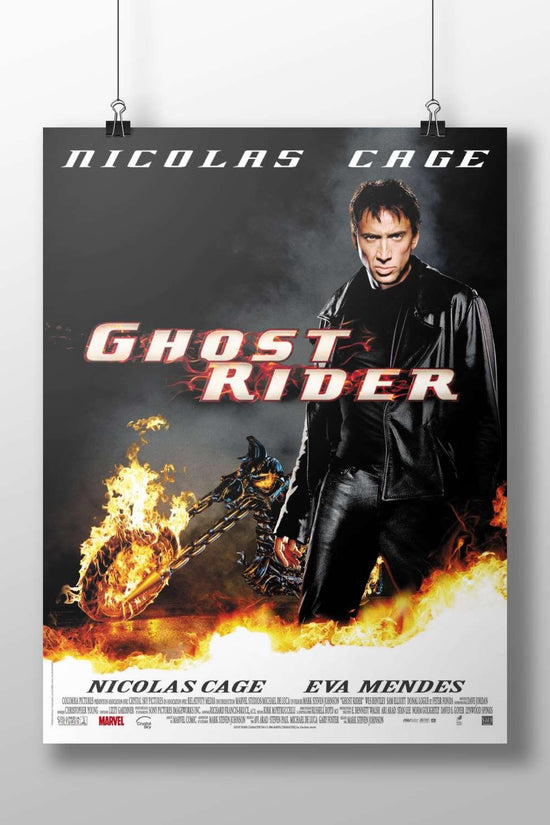Marvel's Ghost Rider franchise (2007 film) starring Nicolas Cage as the titular supernatural character. Main Subject:
