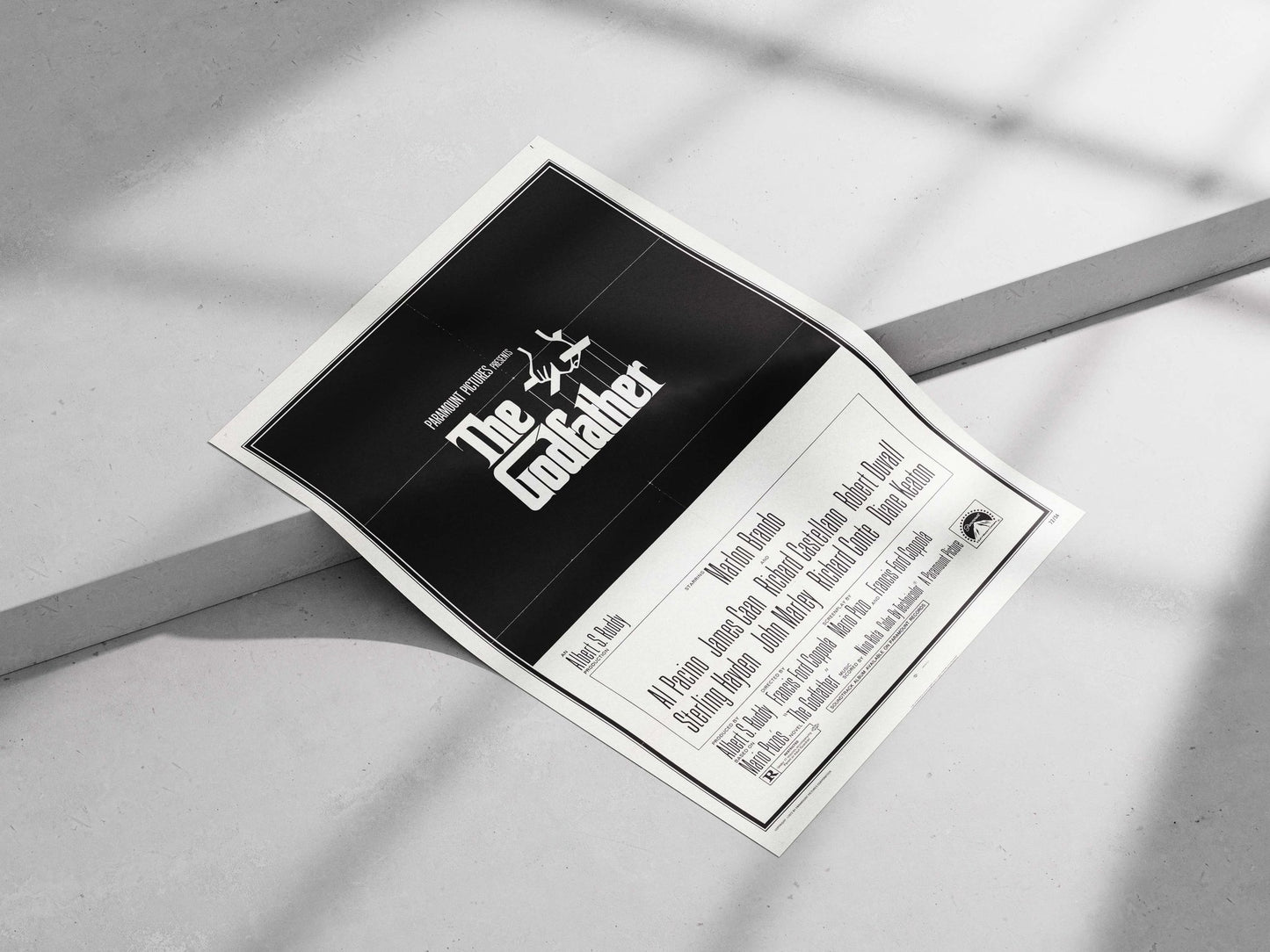 The Godfather (film) Main Subject: The Godfather (film) Matte poster print — Bollywood wall art India | PosterBoizz