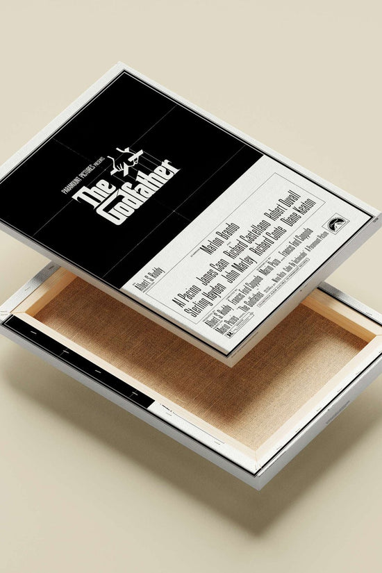 The Godfather (film) Main Subject: The Godfather (film) Canvas wall art — Bollywood wall art India | PosterBoizz