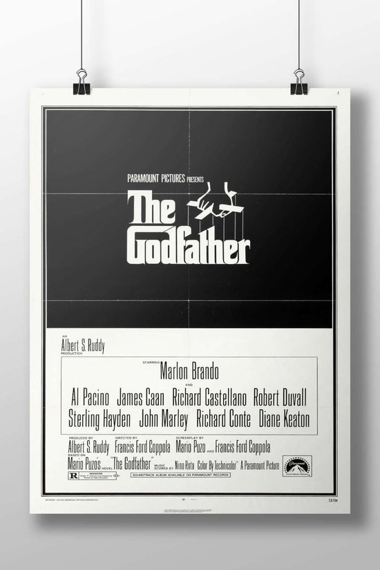 The Godfather (film) Main Subject: The Godfather (film) Matte BoizzBoard rigid print — Bollywood wall art India | PosterBoizz
