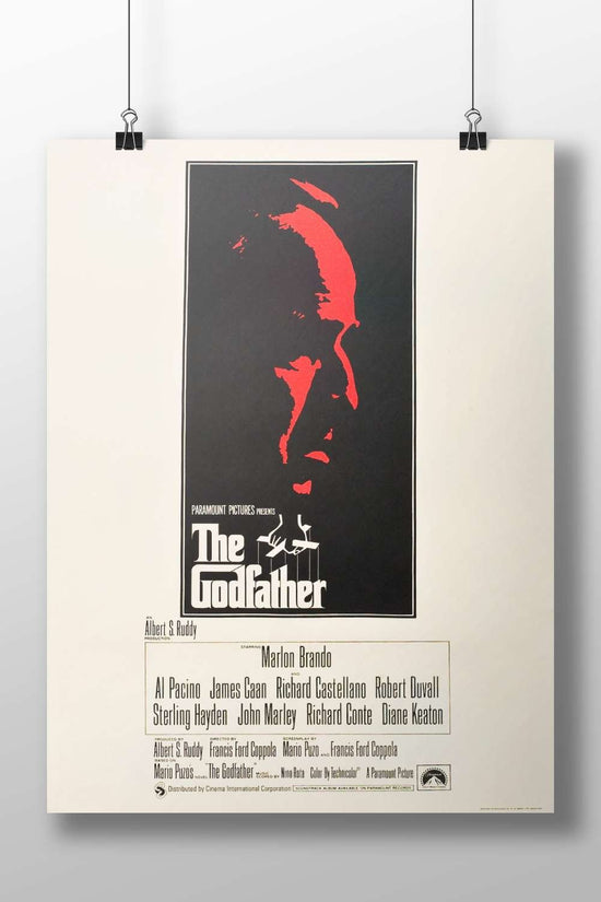 The Godfather (1972) film by Paramount Pictures, starring Marlon Brando, Al Pacino, James Caan, and others. Main Subject: