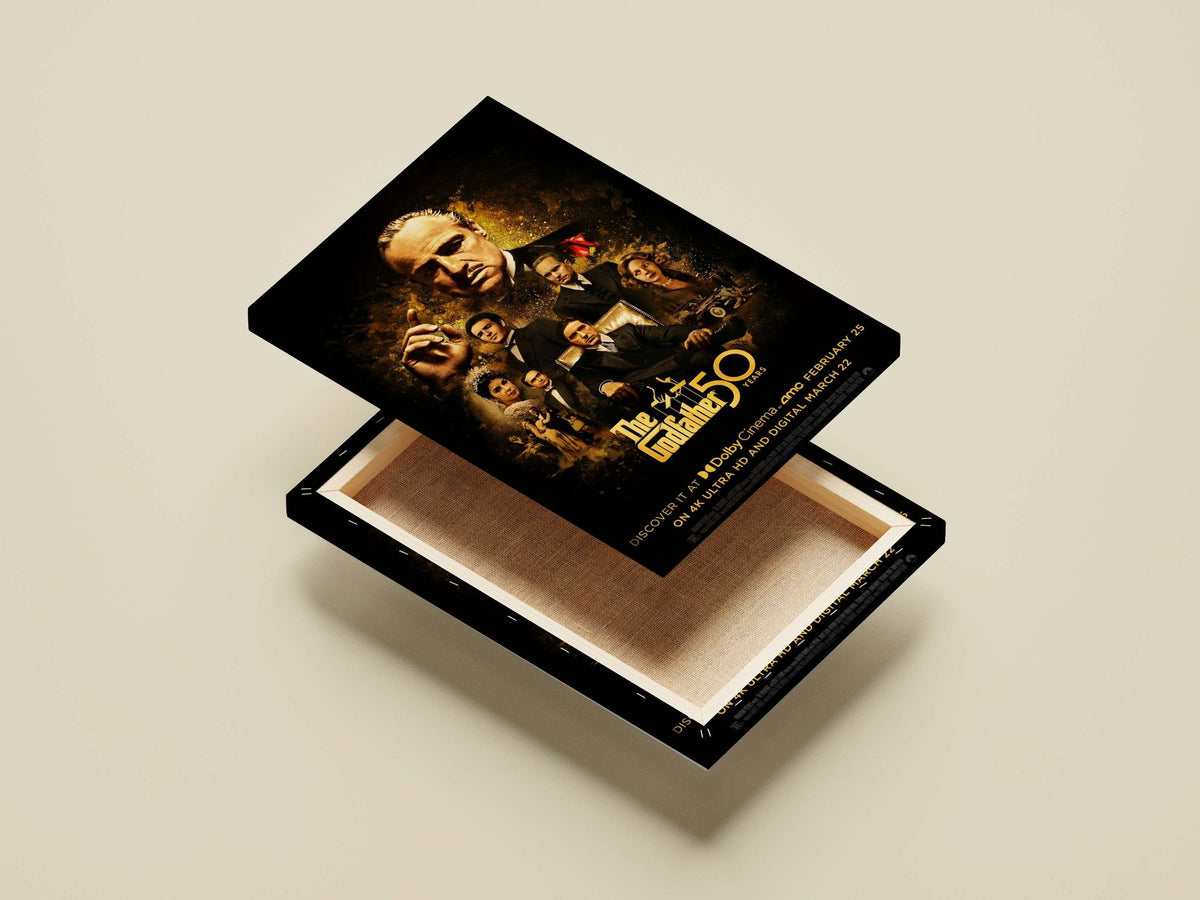 The Godfather (franchise) Main Subject: The Godfather (franchise) Canvas wall art — Art wall art India | PosterBoizz