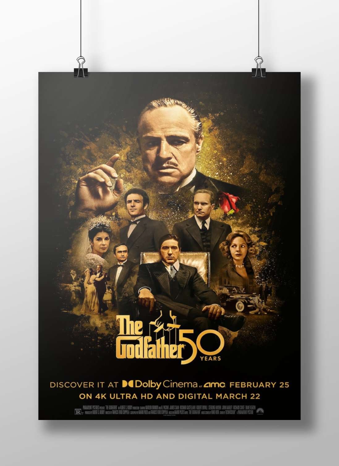 The Godfather (franchise) Main Subject: The Godfather (franchise) Matte BoizzBoard rigid print — Art wall art India |