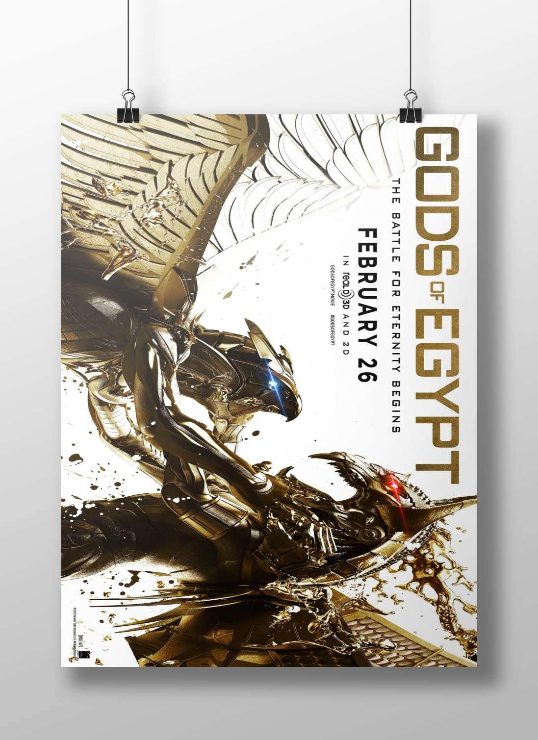 The film franchise "Gods of Egypt" (2016). Main Subject: The film franchise "Gods of Egypt" (2016). Matte BoizzBoard rigid