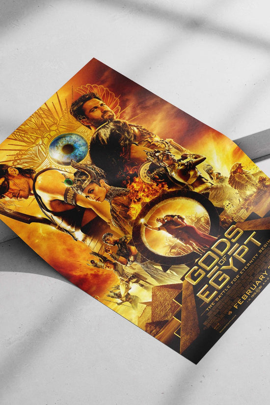 Gods of Egypt (franchise, 2016 film) Main Subject: Gods of Egypt (franchise, 2016 film) Matte poster print — Bollywood wall