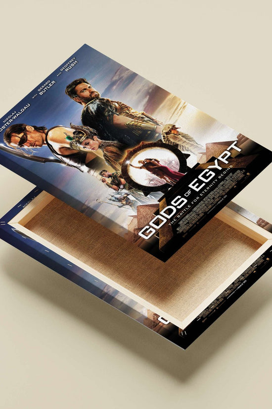The film franchise "Gods of Egypt" starring Nikolaj Coster-Waldau, Gerard Butler, and Geoffrey Rush, depicting Egyptian
