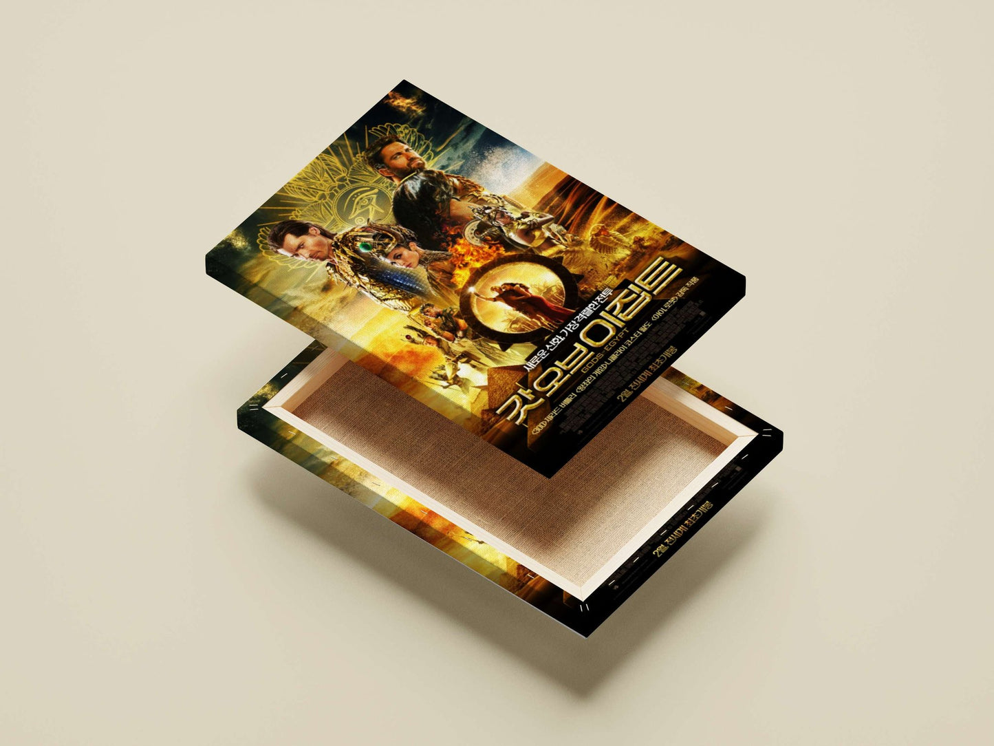 The film "Gods of Egypt" (real name, franchise) Main Subject: The film "Gods of Egypt" (real name, franchise) Canvas wall