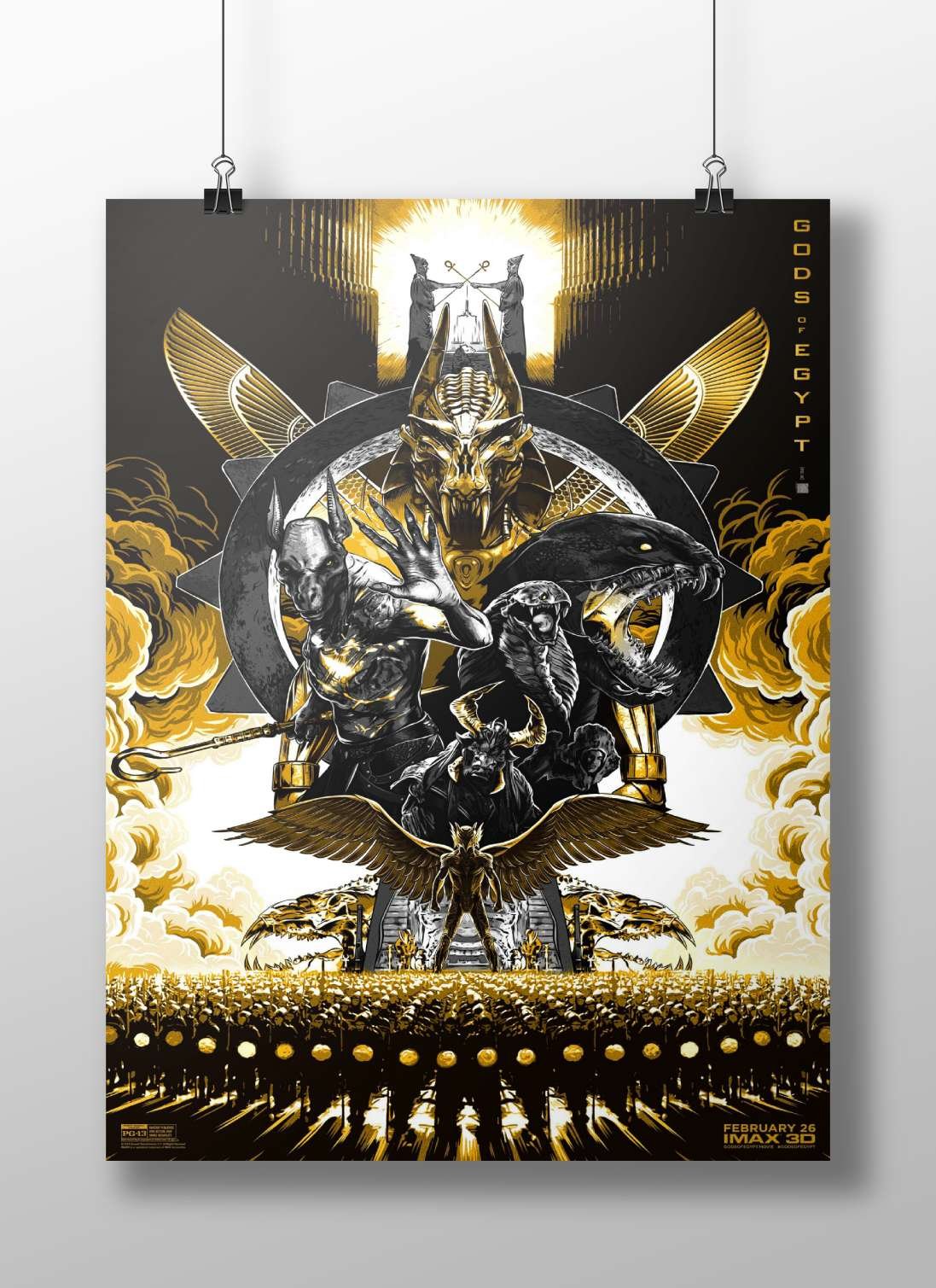 Gods of Egypt (franchise), featuring Egyptian deities such as Anubis, Set, and Horus. Main Subject: Gods of Egypt