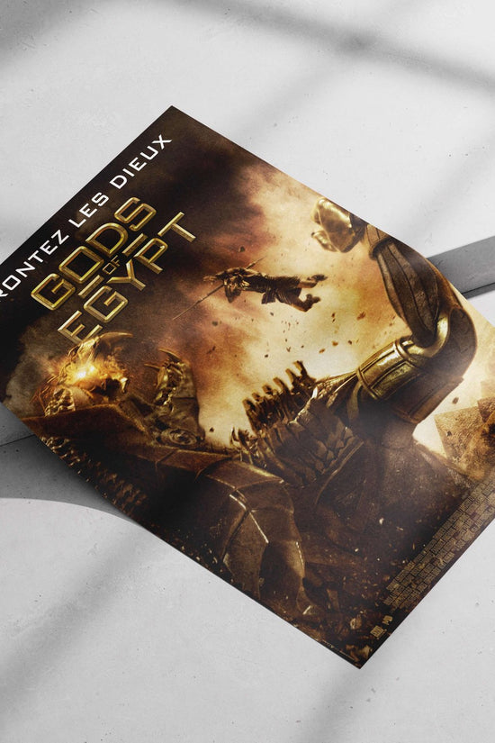 Gods of Egypt (movie franchise) Main Subject: Gods of Egypt (movie franchise) Matte poster print — Bollywood wall art India