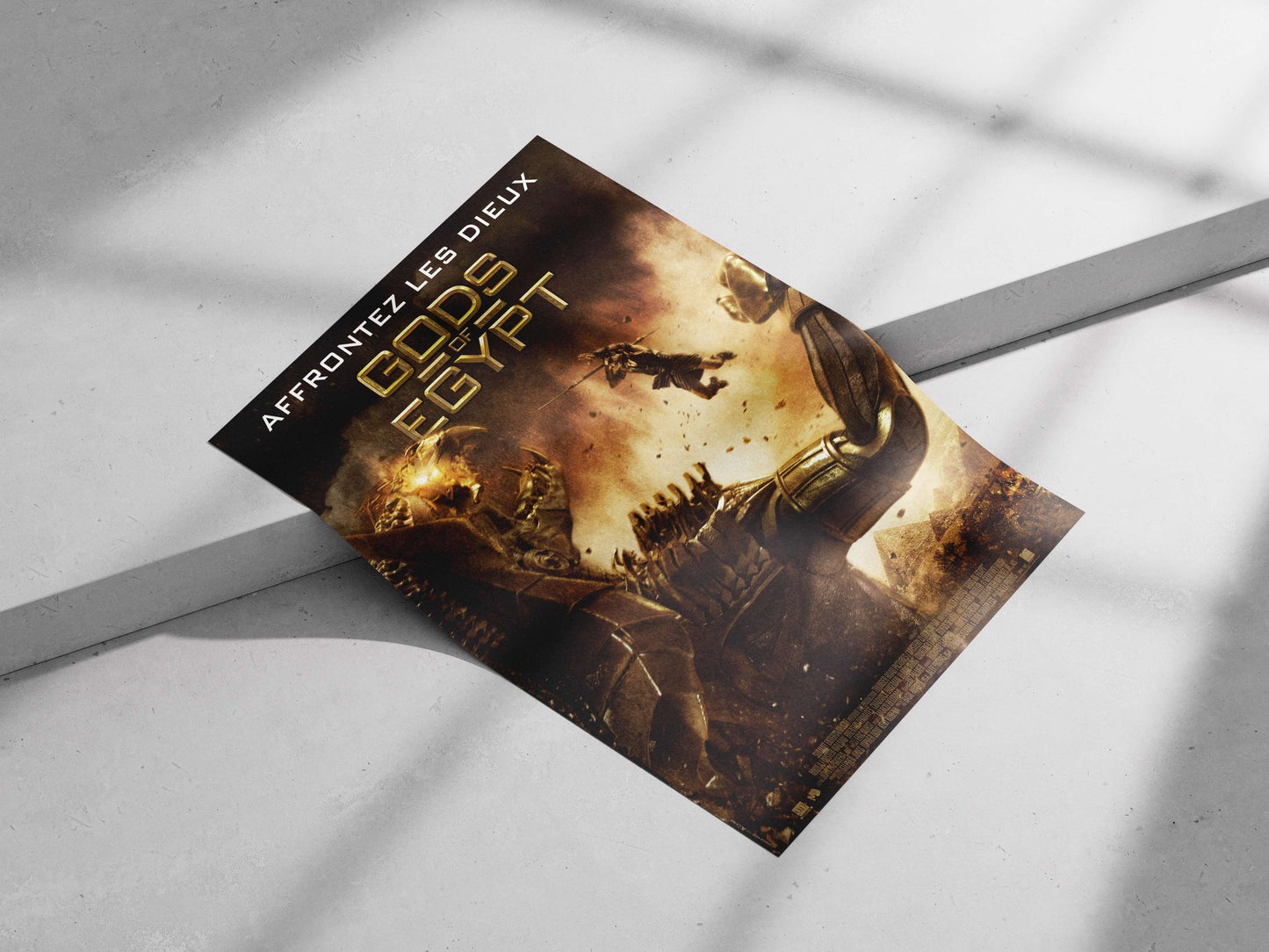 Gods of Egypt (movie franchise) Main Subject: Gods of Egypt (movie franchise) Matte poster print — Bollywood wall art India