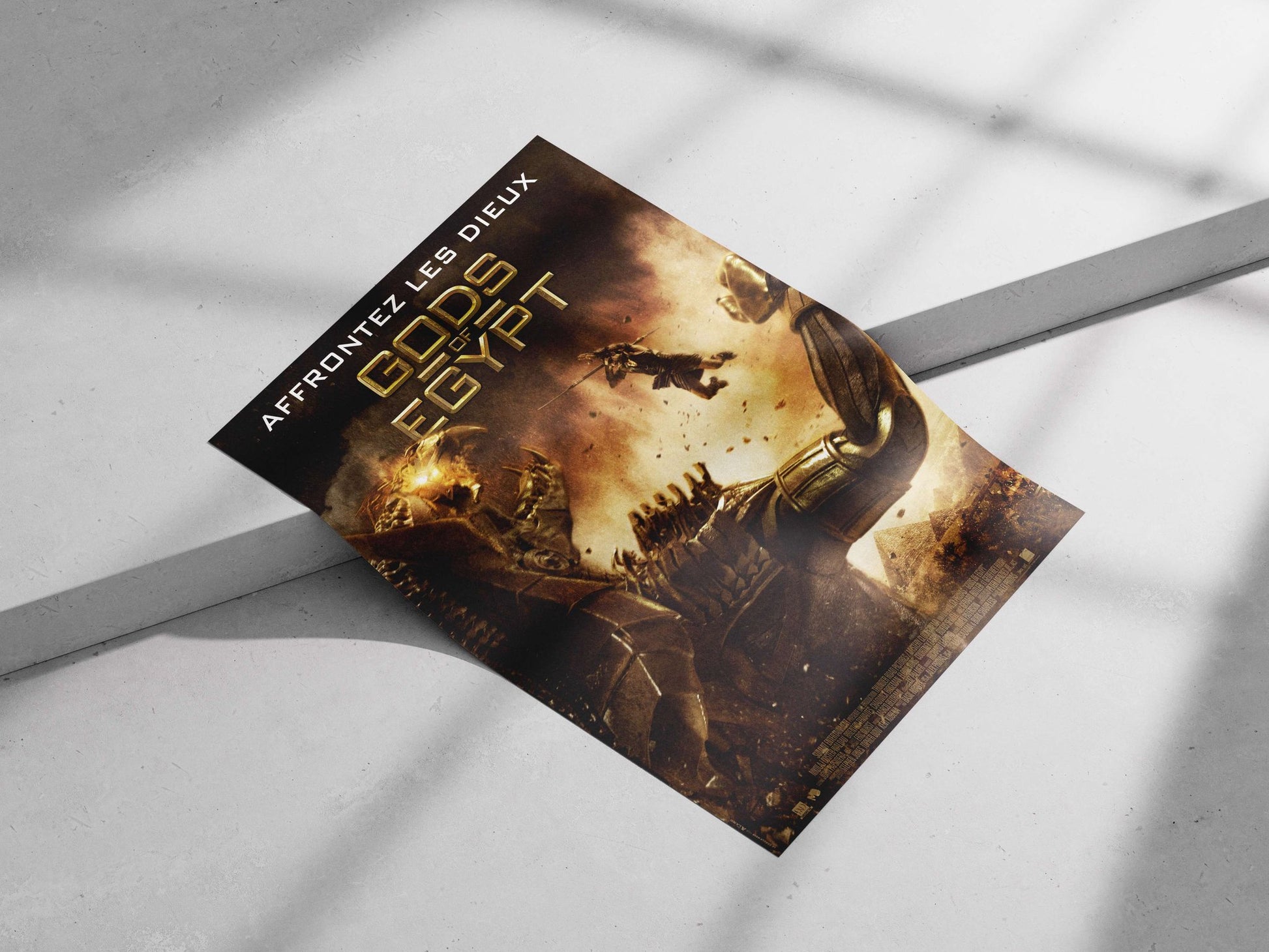 Gods of Egypt (movie franchise) Main Subject: Gods of Egypt (movie franchise) Matte poster print — Bollywood wall art India