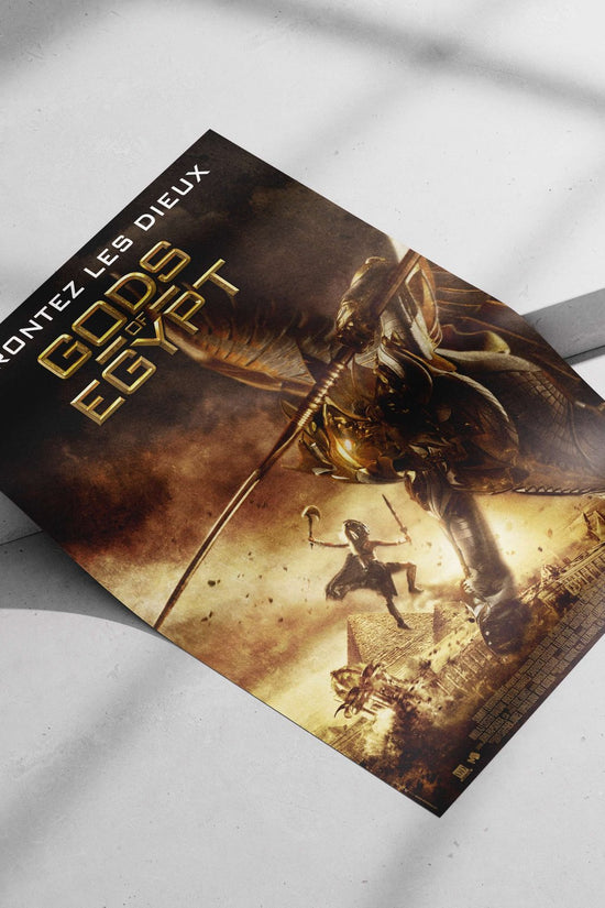 Set (deity), Warrior (human protagonist) Ancient Egyptian mythology Modern Digital Matte poster print — Sanatan wall art