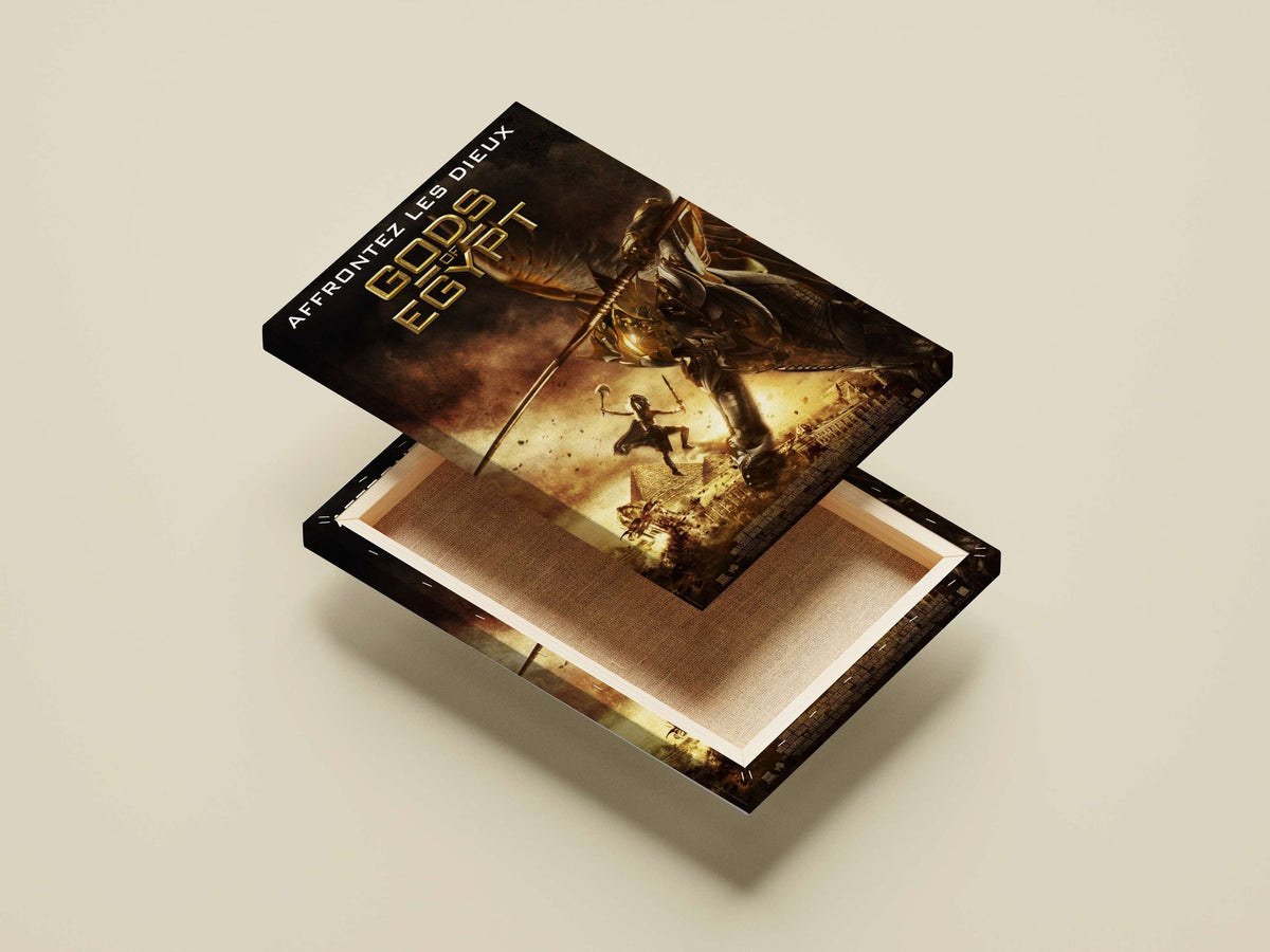 Set (deity), Warrior (human protagonist) Ancient Egyptian mythology Modern Digital Canvas wall art — Sanatan wall art India