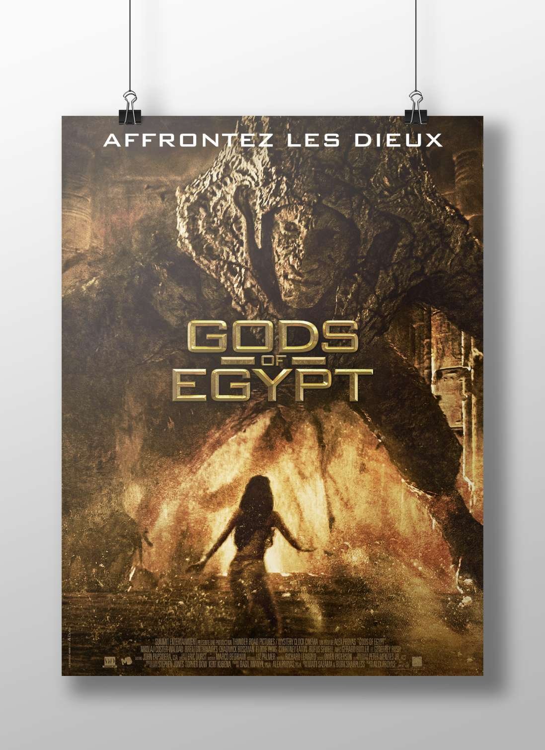 The film franchise "Gods of Egypt" (based on Egyptian mythology) Main Subject: The film franchise "Gods of Egypt" (based on
