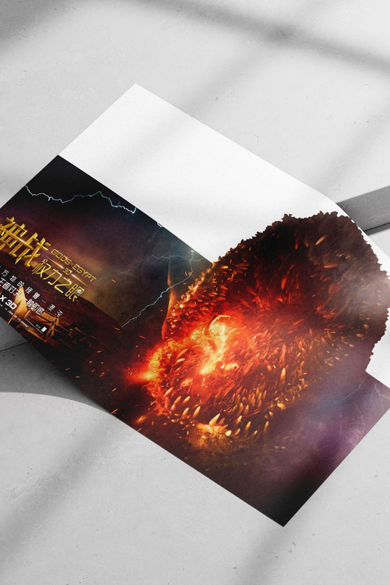 The Eye of Ra monster from the Gods of Egypt (2016) film franchise. Main Subject: The Eye of Ra monster from the Gods of