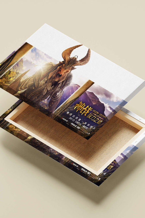 Set (Egyptian god) from the film "Gods of Egypt" Main Subject: Set (Egyptian god) from the film "Gods of Egypt" Canvas wall