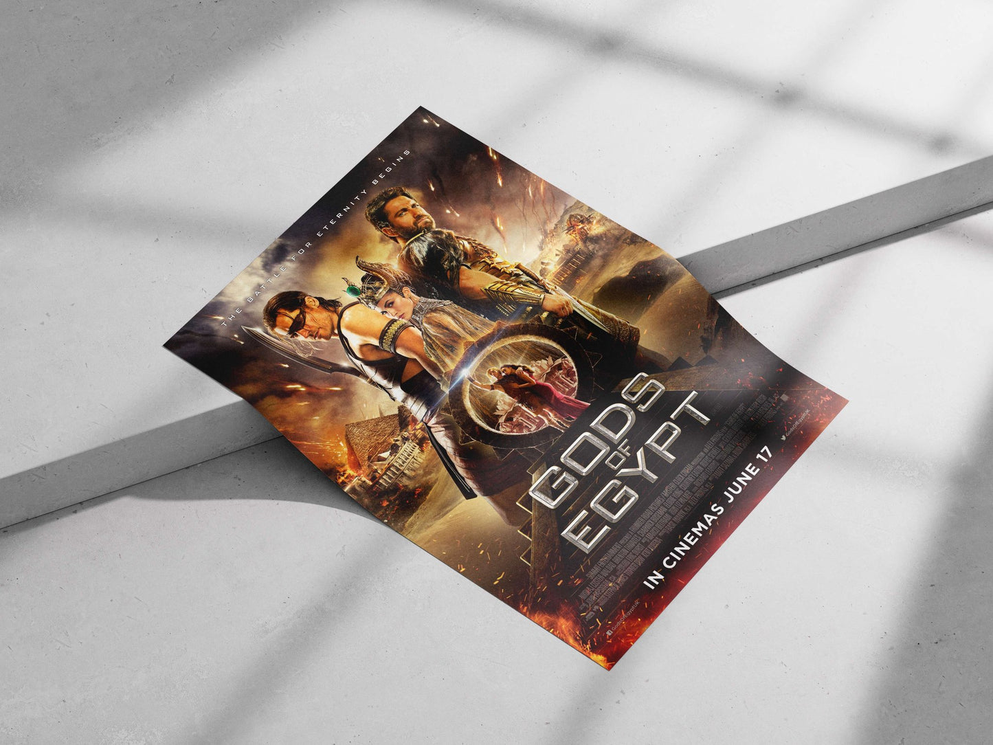 Gods of Egypt (franchise) Main Subject: Gods of Egypt (franchise) Matte poster print — Sanatan wall art India | PosterBoizz