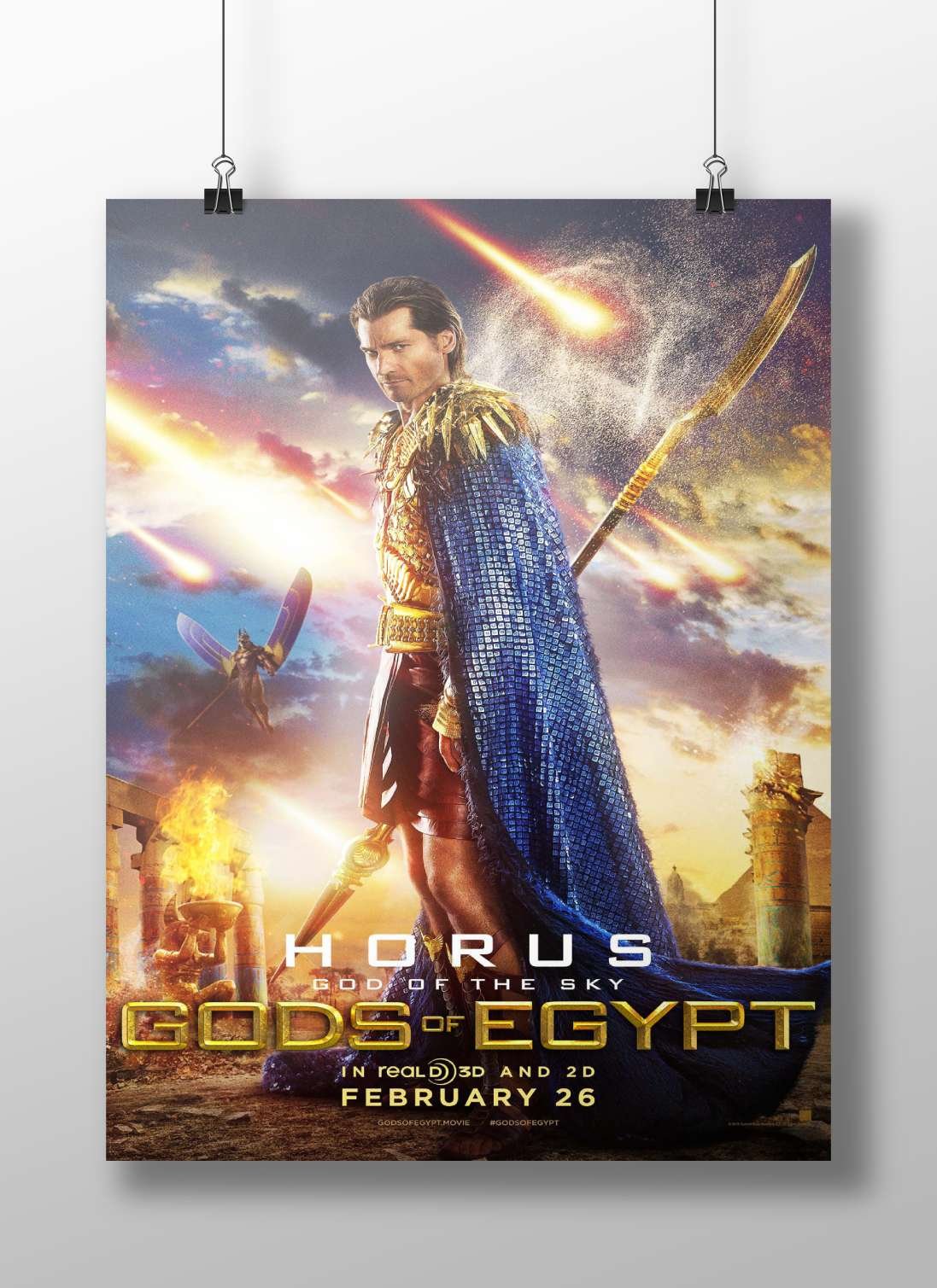 Horus (Egyptian deity) from the Gods of Egypt franchise Main Subject: Horus (Egyptian deity) from the Gods of Egypt