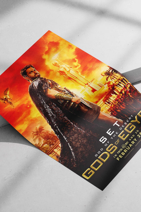 Set (the deity) from the Gods of Egypt franchise Main Subject: Set (the deity) from the Gods of Egypt franchise Matte poster