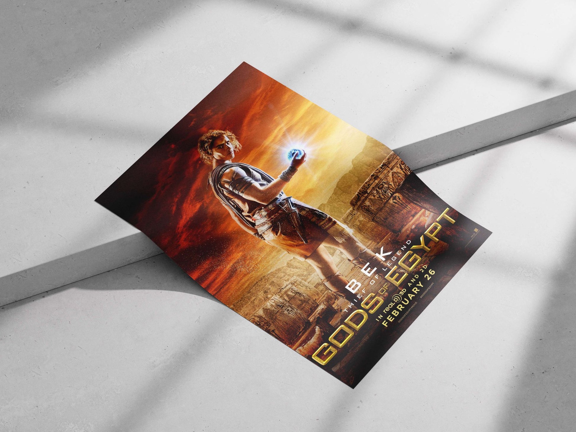 Bek, a character from the "Gods of Egypt" movie franchise. Main Subject: Bek, a character from the "Gods of Egypt" movie