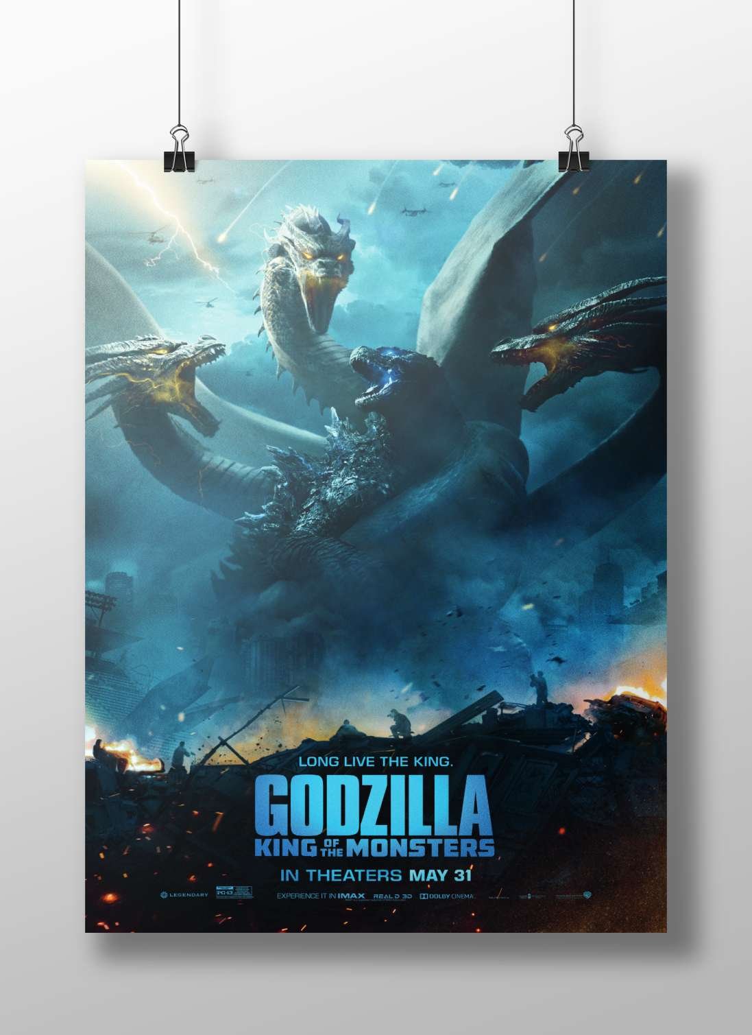 Godzilla (from the Toho franchise's "Godzilla: King of the Monsters" film) Main Subject: Godzilla (from the Toho franchise's