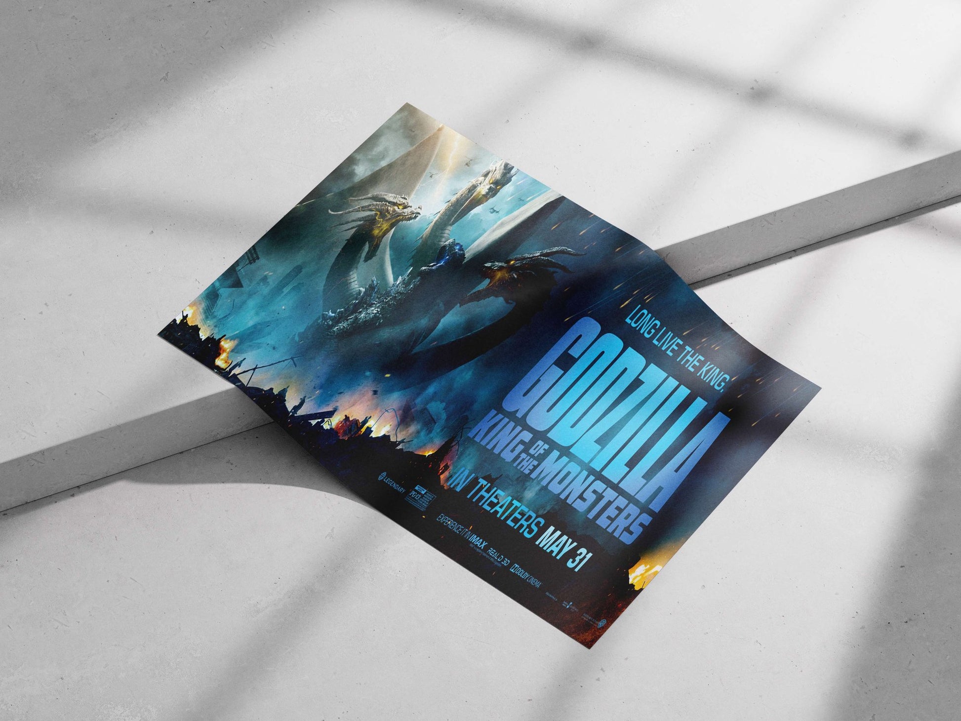 Godzilla (Godzilla: King of the Monsters film) Main Subject: Godzilla (Godzilla: King of the Monsters film) Matte poster