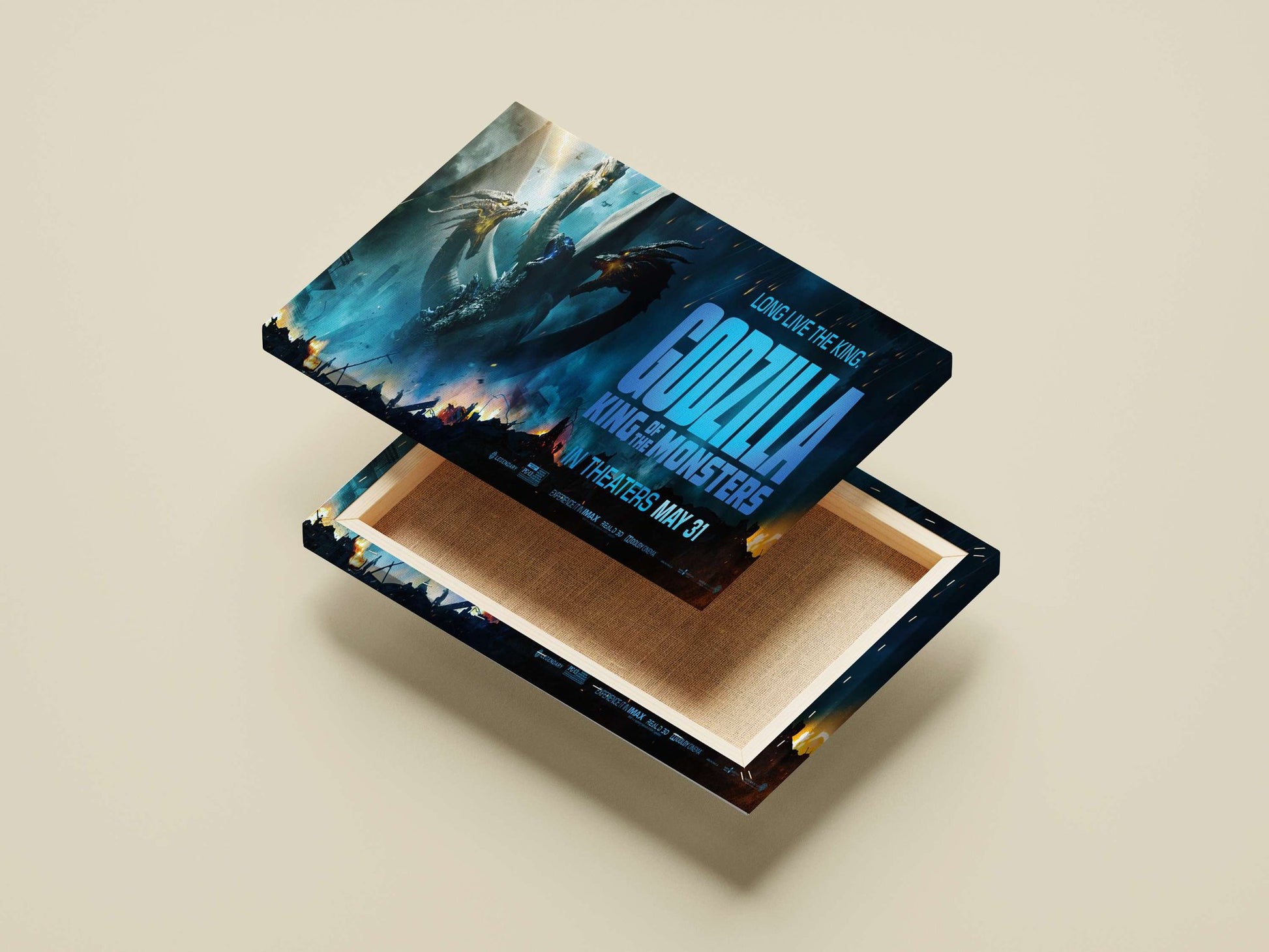 Godzilla (Godzilla: King of the Monsters film) Main Subject: Godzilla (Godzilla: King of the Monsters film) Canvas wall art
