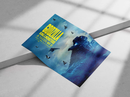 Godzilla (from Godzilla: King of the Monsters) Main Subject: Godzilla (from Godzilla: King of the Monsters) Matte poster