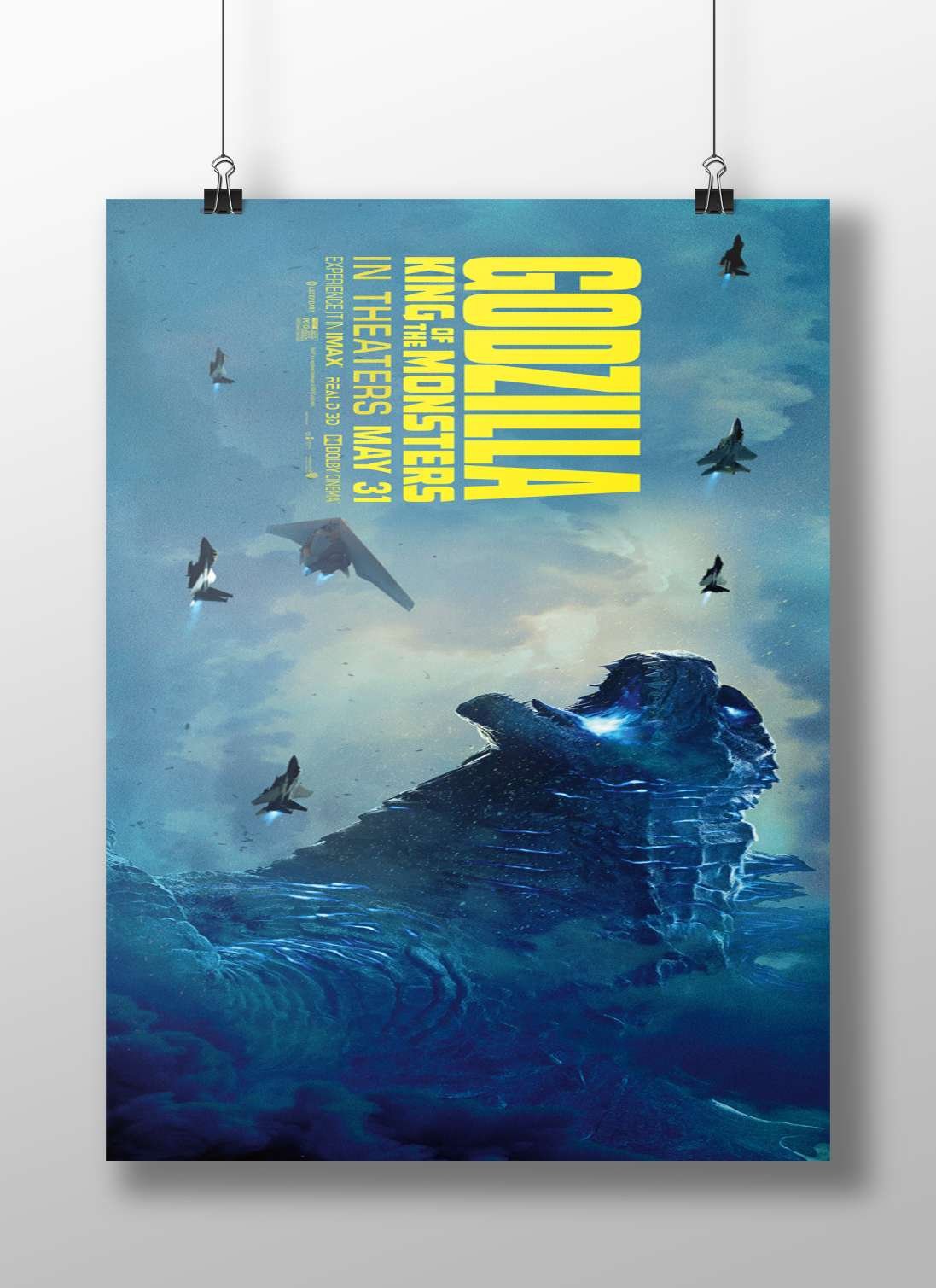 Godzilla (from Godzilla: King of the Monsters) Main Subject: Godzilla (from Godzilla: King of the Monsters) Matte BoizzBoard