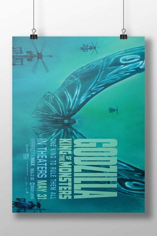Godzilla from the Godzilla franchise Main Subject: Godzilla from the Godzilla franchise Matte BoizzBoard rigid print — Anime
