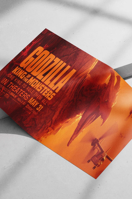 Godzilla from "Godzilla: King of the Monsters" Main Subject: Godzilla from "Godzilla: King of the Monsters" Matte poster