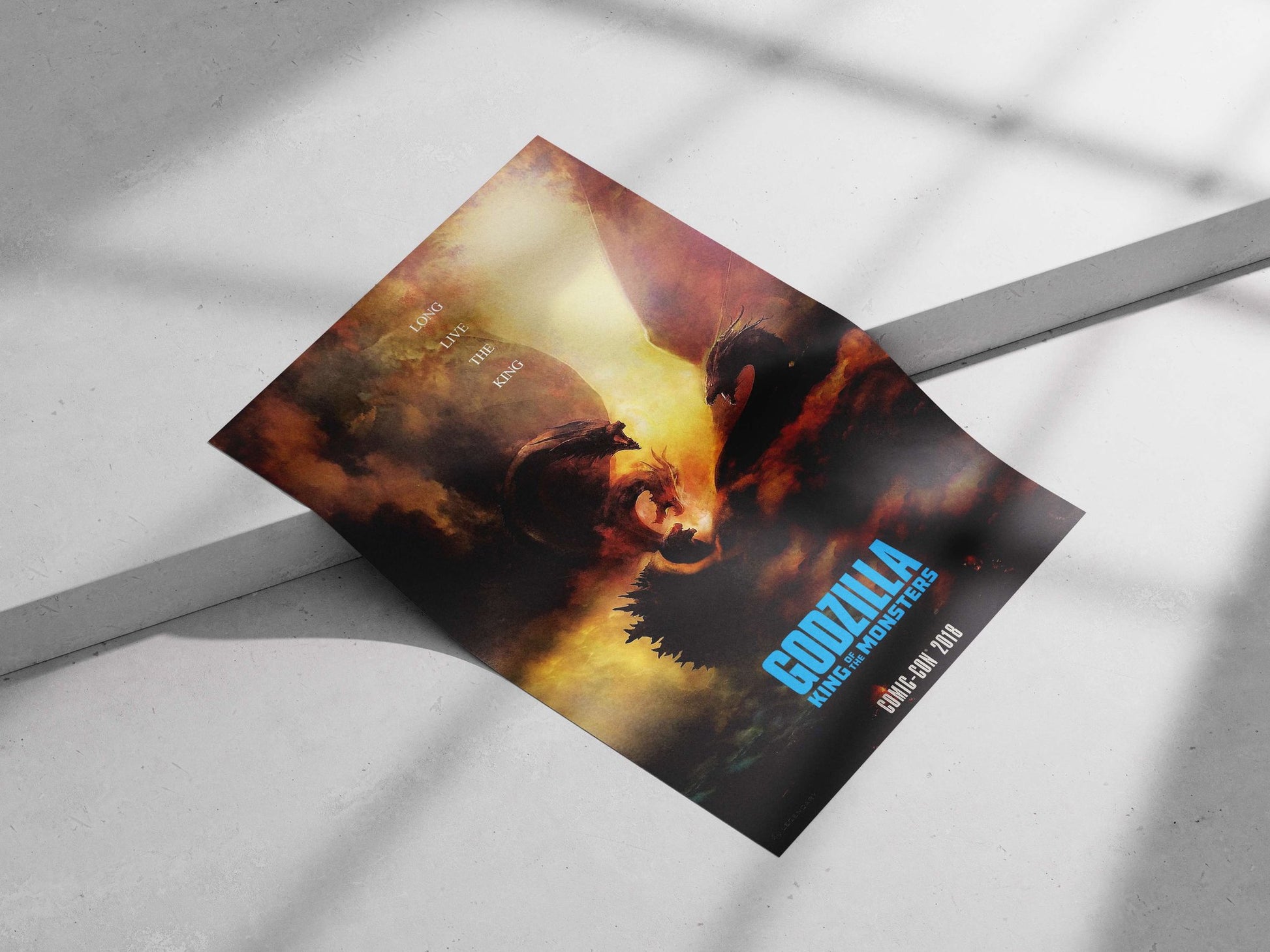 Godzilla (Godzilla: King of the Monsters) Main Subject: Godzilla (Godzilla: King of the Monsters) Matte poster print — Anime