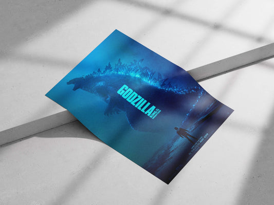 Godzilla (from Godzilla: King of the Monsters) Main Subject: Godzilla (from Godzilla: King of the Monsters) Matte poster