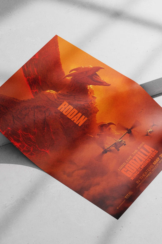 Rodan, a kaiju monster from the Godzilla franchise Main Subject: Rodan, a kaiju monster from the Godzilla franchise Matte